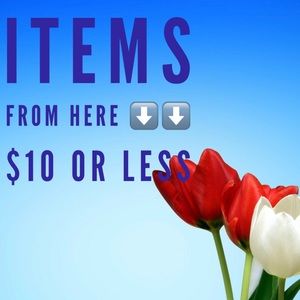 Items $10 or less from this point ⬇️⬇️⬇️